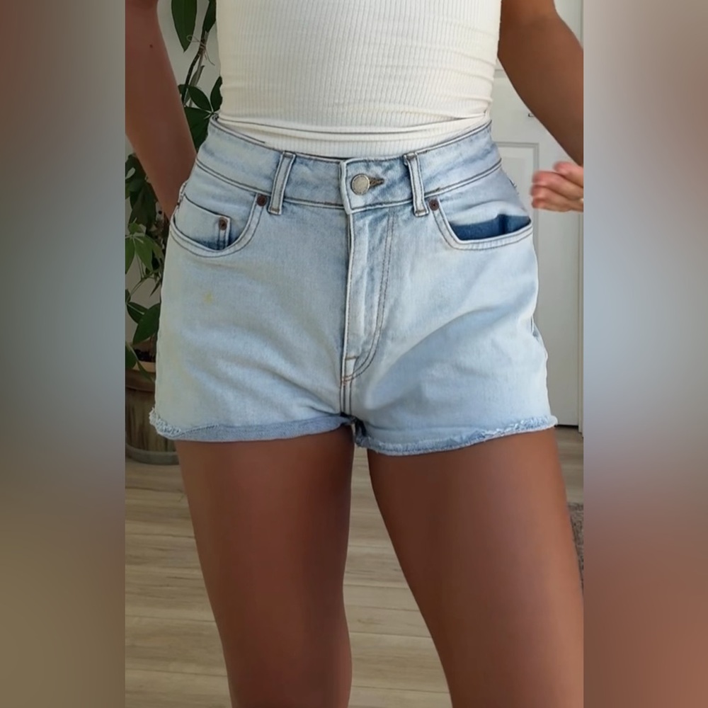 Classic Light Blue Denim Shorts